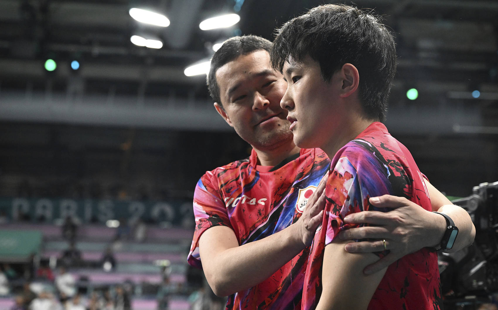 奥地利队力克法国队，张本智和统治全场